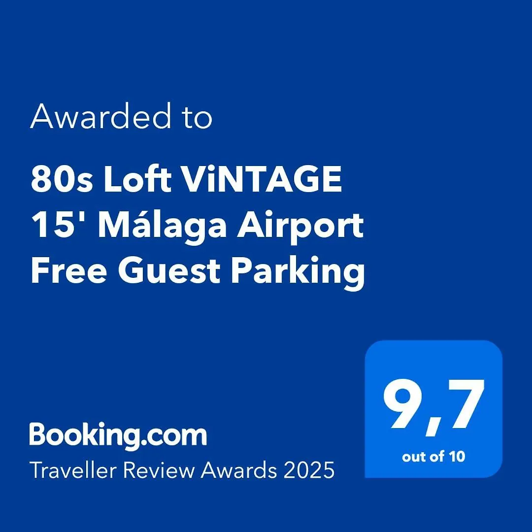 阿尔豪林德拉托里80S Loft Vintage 15' Malaga Airport Free Guest Parking公寓 0*, 阿尔豪林德拉托里 西班牙